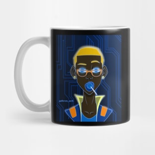 Neon girl Mug